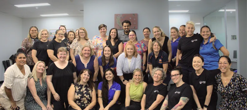 The team members at Child Australia