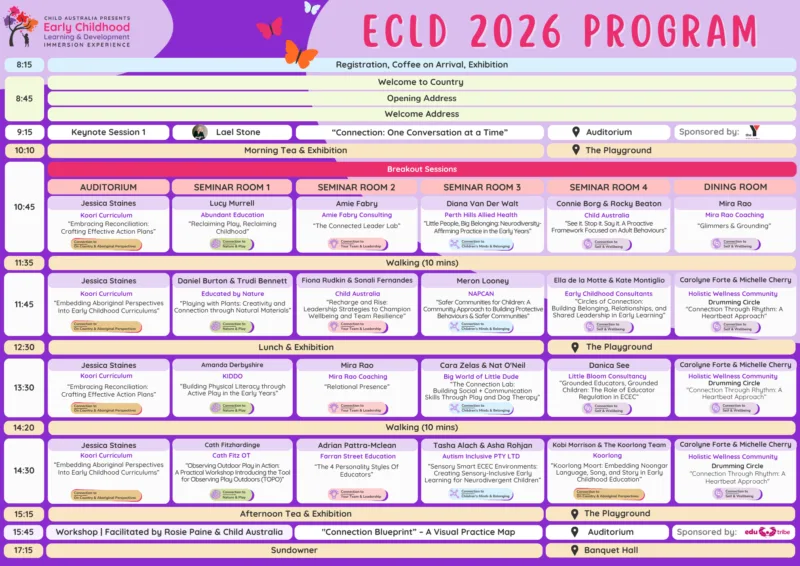 ECLD 2026 Final Program for Wet Weather